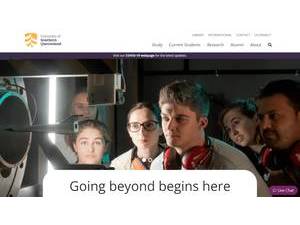 University of Southern Queensland's Website Screenshot