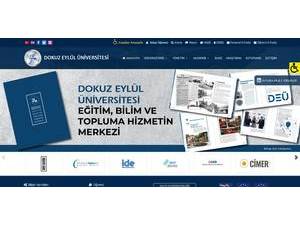 Dokuz Eylül Üniversitesi's Website Screenshot