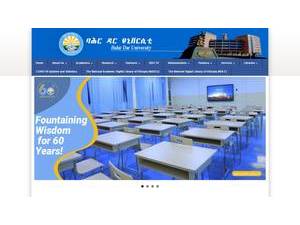 Bahir Dar University's Website Screenshot